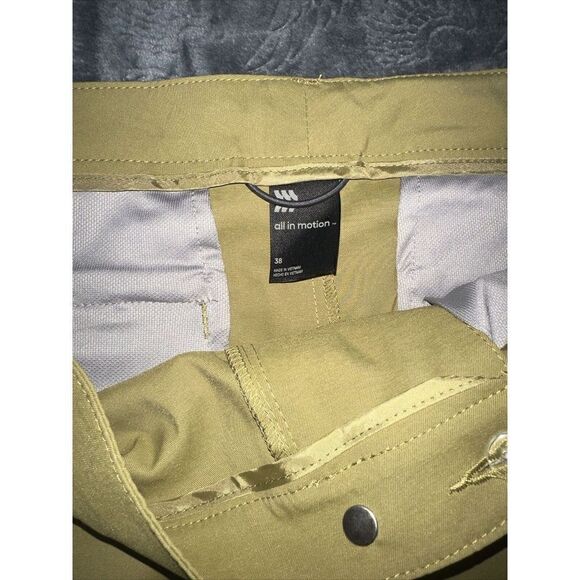 38- Mens Cargo Golf Shorts 8" - All in Motion - Dusty Khaki Green. NWT. M - Picture 6 of 7